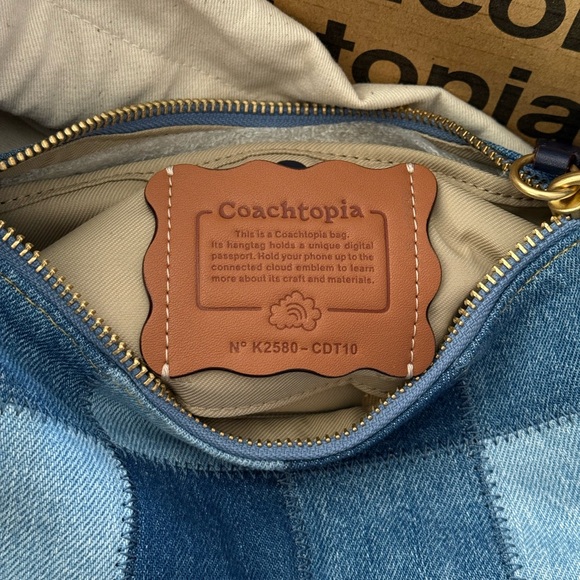 NWT Coachtopia Alter/Ego Small Patchwork Denim Bag - LIMITED RELEASE - Picture 5 of 11